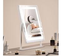 VEVOR Miroir de Maquillage avec Lumière LED et Miroir Grossissant 5X 406x296 mm