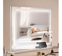 Miroir de maquillage Hollywood - Miroir de maquillage avec 3 couleurs - Table de maquillage 797x547 mm - Miroir de maquillage pour un éclairage parfait