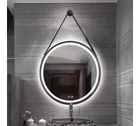 Miroir de maquillage LED réglable avec réflexion haute définition pour salle de bain et chambre à coucher, éclairage parfait pour la beauté et le toilettage