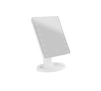 Miroir de Maquillage LED sur Pied avec Tactile et Rotatif 360° Blanc
