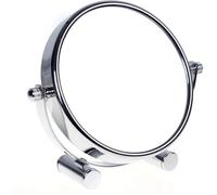 Miroir de maquillage/miroir cosmétique, pivotant à 360° - Double face : grossissement normal et 10x. Miroir sur pied, miroir de r