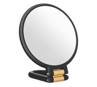 Miroir de maquillage | Pliable 50x réglable | Miroir de maquillage grossissant de voyage | Miroir de courtoisie double face pour voyage, dortoir, appartement, voyages d'affaires, chambre à coucher