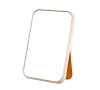 Miroir De Maquillage Pliant Beige Miroir Cosmétique Compact Et Portable pour Voyage Bureau Et Usage Quotidien