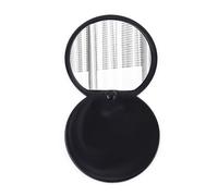 Miroir De Maquillage Pliant Portable,Couverture Market,Mini Miroir Créatif - Type Black