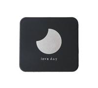 Miroir De Maquillage Pliant Portable,Couverture Rabattable Double Face,Petit Miroir Carré Élargi,Cadeau Pour Étudiants.Moon.