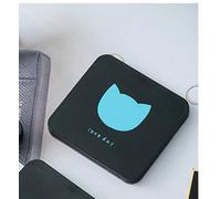 Miroir De Maquillage Pliant Portable,Couverture Rabattable Double Face,Petit Miroir Carré Élargi,Cadeau Pour Étudiants.Cat.