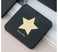 Miroir De Maquillage Pliant Portable,Couverture Rabattable Double Face,Petit Miroir Carré Élargi,Cadeau Pour Étudiants.Star.