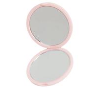 Miroir de maquillage portable pliable avec verre double face, petit sac à main rond miroir pour voyage et usage quotidien Vanity pliable de poche, b, Taille unique