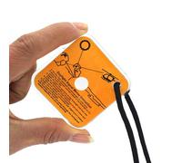 Miroir De Maquillage Réfléchissant, Miroir De Survie D'urgence Portable Suspendu, Outils Edc