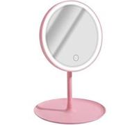 Miroir de Maquillage Rond à LED sur Pied avec Commande Frontale Avizar Rose Rose