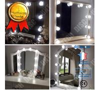 Miroir De Maquillage Style Hollywood Lumière Led Luminosité Réglable Accessoire De Lumière Maquillage Éclairage De Coulisses