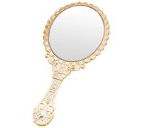 Miroir De Maquillage Vintage Portable En Or Rose,Outil De Beauté Naret Rond,Noble Restauration Des Voies Des Prairies.Onesize.