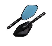 Miroir De Moto De Remplacement Z900 Z1000 Universel 8mm 10mm Miroir De Moto en Alliage D'aluminium Miroir HD Accessoires De Moto(Blue Lenses)