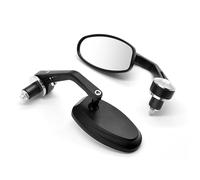 Miroir De Moto En Verre Blanc, Extrémité De La Barre De Poignée, Rétroviseur Latéral Pour Grom Cb190r Cbr250r(Argent)