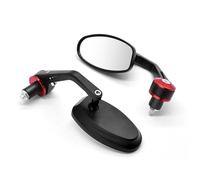 Miroir De Moto En Verre, Extrémité De La Barre De Poignée, Rétroviseur Latéral 22mm, Pour MSX 125 CB650R CB125R XADV X ADV 750 X11 ST1300(Rosso)