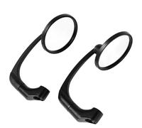 Miroir De Moto Pour KAWASAKI Pour SUZUKI GN125 Cafe Racer Rétroviseur Latéral Universel Pour Moto 8 Mm 10 Mm Rétroviseur Rond Pour Guidon Rétroviseurs Moto(BLACK)