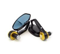 Miroir De Moto Rétroviseur Moto Rétroviseurs Barre D'extrémité Accessoires Moto Pour TRIUMPH Pour Street Triple 675 Twin Street Triple Rétroviseurs Moto(Yellow)
