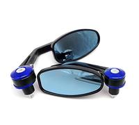 Miroir De Moto Rétroviseur Moto Rétroviseurs Barre D'extrémité Accessoires Moto Pour TRIUMPH Pour Street Triple 675 Twin Street Triple Rétroviseurs Moto(Blue)