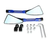 Miroir De Moto Universel 10mm/M10 Rétroviseurs Latéraux Moto Pour Vespa Pour Piaggio Moto Scooter Accessoires Pièces Rétroviseurs Moto(Blue)