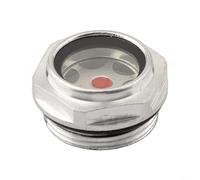 Miroir de niveau d'huile pour compresseurs d'air industriels avec corps en aluminium et filetage M30 x 0 5 pour une surveillance fiable de l'huile