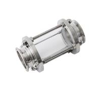 Miroir de niveau for tuyaux en acier inoxydable à passage direct, en acier inoxydable de qualité sanitaire, à chargement rapide(Style 11)