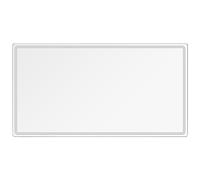 Miroir de Pare Soleil Voiture, Miroir de Courtoisie Voiture Autocollant, Miroir Cosmétique en Acier Inoxydable 15 x 8 cm, Rétroviseur Intérieur de Voiture Universel