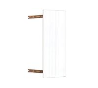 Miroir de placard coulissant invisible - Miroir télescopique rotatif et pliable pour intérieur de placard - Miroir intégré (90 x 35 cm - Blanc) - Design compact - Indispensable pour la maison