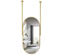 Miroir de Plafond pour Salle de Bain, entrée, Chambre, décoration Murale, Miroir d'angle pivotant pour Salle de Bain, Coiffeuse (60c (si)