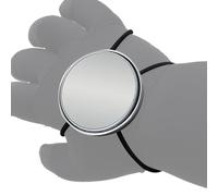 Miroir De Plongée À Poignée | Miroir Convexe D'Observation Sous-Marine Étanche Et Ajustable | Équipement d'Inspection Sous-Marine | Pour Dérive Sports de Plein Air Plongée Spéléo, Argent, Se référer à