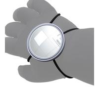 Miroir De Plongée À Poignée - Outil D'Observation en Miroir Convexe Ajustable Et Étanche - Fournitures pour Plongeur D'Observation Arrière | pour Dérive Sports de Plein Air Plongée Spéléo, Blanc, Se