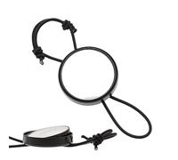 Miroir de plongée de Survie avec Cordon élastique - Miroir Convexe panoramique de Vision arrière pour plongée sous-Marine, spéléo et dérivante | Miroiř de sécurité sous- monté sur Le côté, sans a