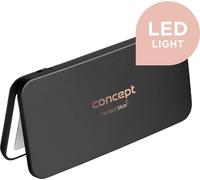 Miroir de poche cosmétique avec éclairage LED noir KZ2020