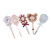 Miroir de poche Flower Knows Mini Mirror Bunny Garden Knight Unicorn Collection, édition limitée, avec pendentif porte-clés Bunny Mini Mirror