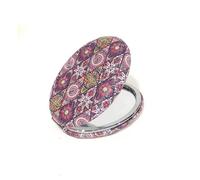 miroir de poche maquillage grosissant Oval perlé