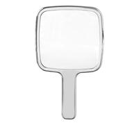 Miroir de poche tendance avec poignée ondulations d'eau