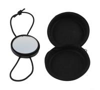 Miroir de poignet de plongée avec sangle réglable pour la sécurité sous-marine Corde élastique Outil de réflexion pour la plongée en grotte et plongée avec tuba (Noir)