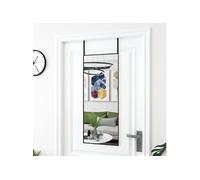Vidaxl Miroir De Porte Noir 40x100 Cm Verre Et Aluminium