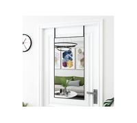 Miroir de porte Noir 50x100 cm Verre et aluminium 327411