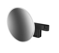 Miroir de rasage et cosmétique LED EMCO, modèle mural, double bras articulé, ...