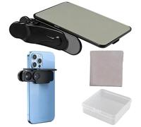 Miroir de Réflexion pour Caméra Arrière de Téléphone Accessoire de Fixation | Kit Miroir de Réflexion pour Photographie pour Extérieur Camping Studio Selfie Enregis