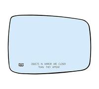 Miroir de rétroviseur chauffant côté passager droit de rechange pour Dodge Ram 1500 2500 2009-2018 - Miroir convexe chauffant avec support arrière, remplace 68079363AA, 68050299AA