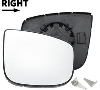 Miroir De Rétroviseur Latéral Droit De Remplacement Avec Plaque De Support En Verre Convexe Non Chauffant Blanc Pour citroen Berlingo 2018-2023