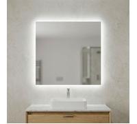 MIROIR DE SALLE DE BAIN 70x60 CM AVEC RÉTRO-ÉCLAIRAGE LED