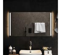 vidaXL Miroir de salle de bain à LED 90x50 cm