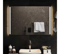 Miroir de Salle de Bain à LED 100x40 cm Maquillage Coiffeuse Toilette vidaXL