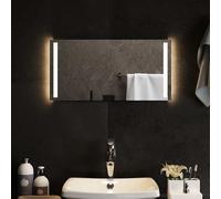 Miroir de Salle de Bain à LED 100x40 cm Maquillage Coiffeuse Toilette vidaXL