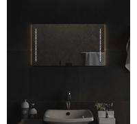 Miroir de Salle de Bain à LED 20x40 cm Décoratif Cosmétique Maquillage vidaXL