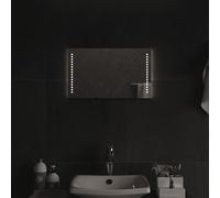 Miroir de Salle de Bain à LED 20x40 cm Décoratif Cosmétique Maquillage vidaXL
