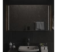 Miroir de Salle de Bain à LED 20x40 cm Décoratif Cosmétique Maquillage vidaXL
