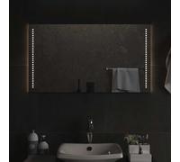 Miroir de Salle de Bain à LED 20x40 cm Décoratif Cosmétique Maquillage vidaXL
